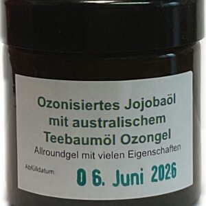 Ozonisiertes Jojobaöl mit australischen Teebaumöl, Ozongel